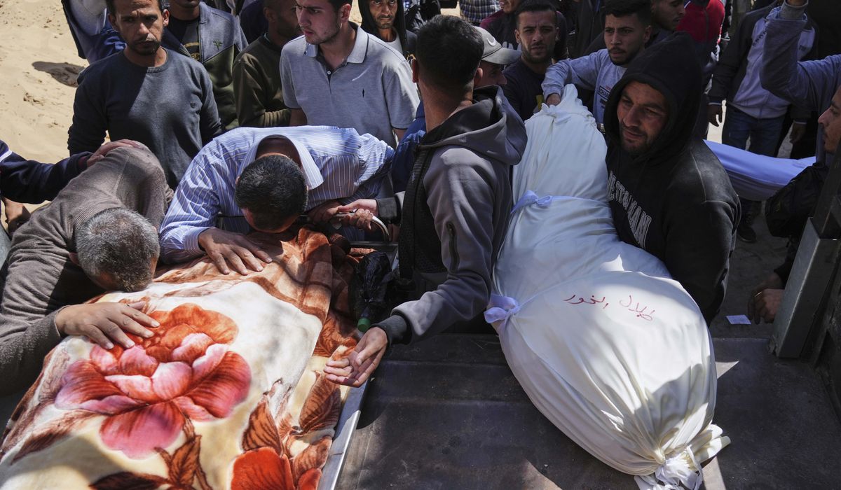 NextImg:Israeli airstrike kills 10 people, half of them children, as mediators try to restart a ceasefire