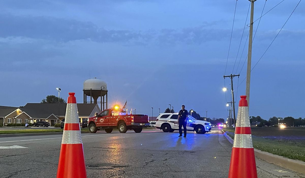 NextImg:Car smashes through Illinois building, killing 4 young people and injuring others