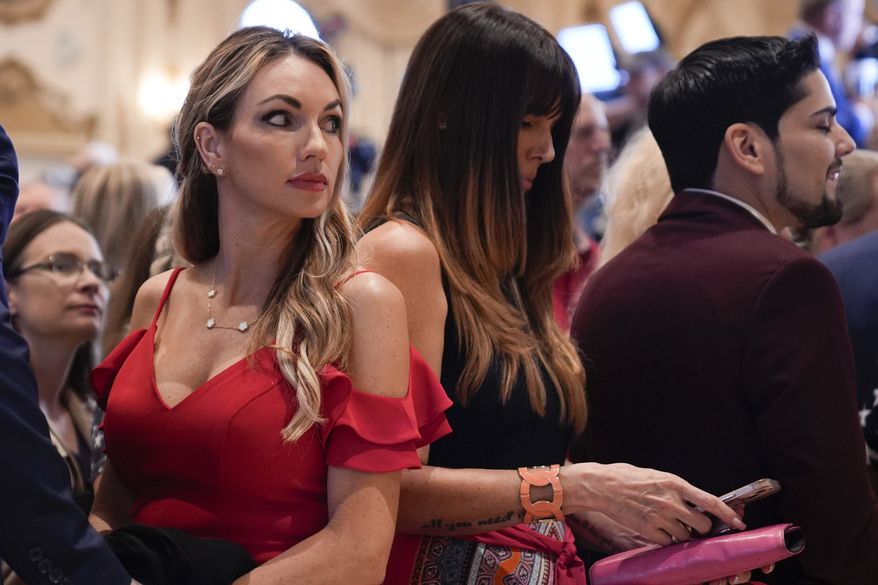 Supporters arrive before Republican presidential candidate former President Donald Trump speaks at a Super Tuesday election night party Tuesday, March 5, 2024, at Mar-a-Lago in Palm Beach, Fla. (AP Photo/Evan Vucci)