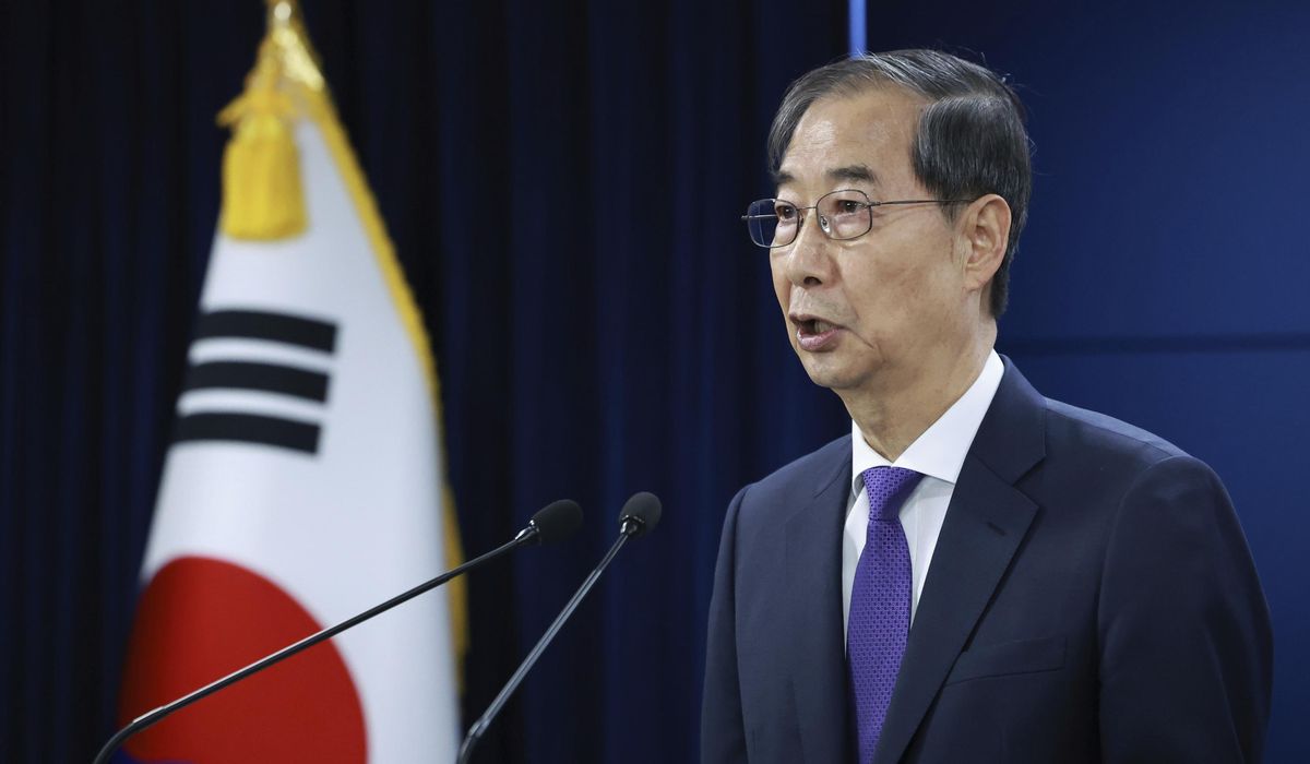 NextImg:South Korea’s acting leader Han resigns amid reports he will run for president