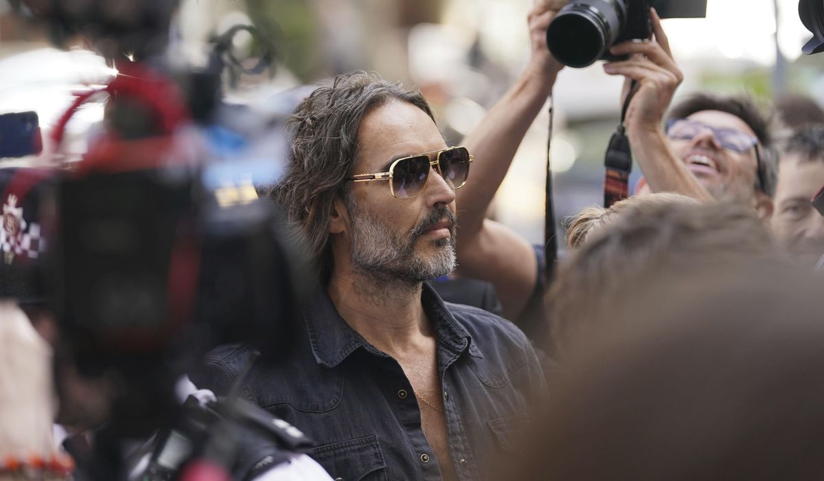 NextImg:Russell Brand granted conditional bail after appearing in London court on rape and assault charges