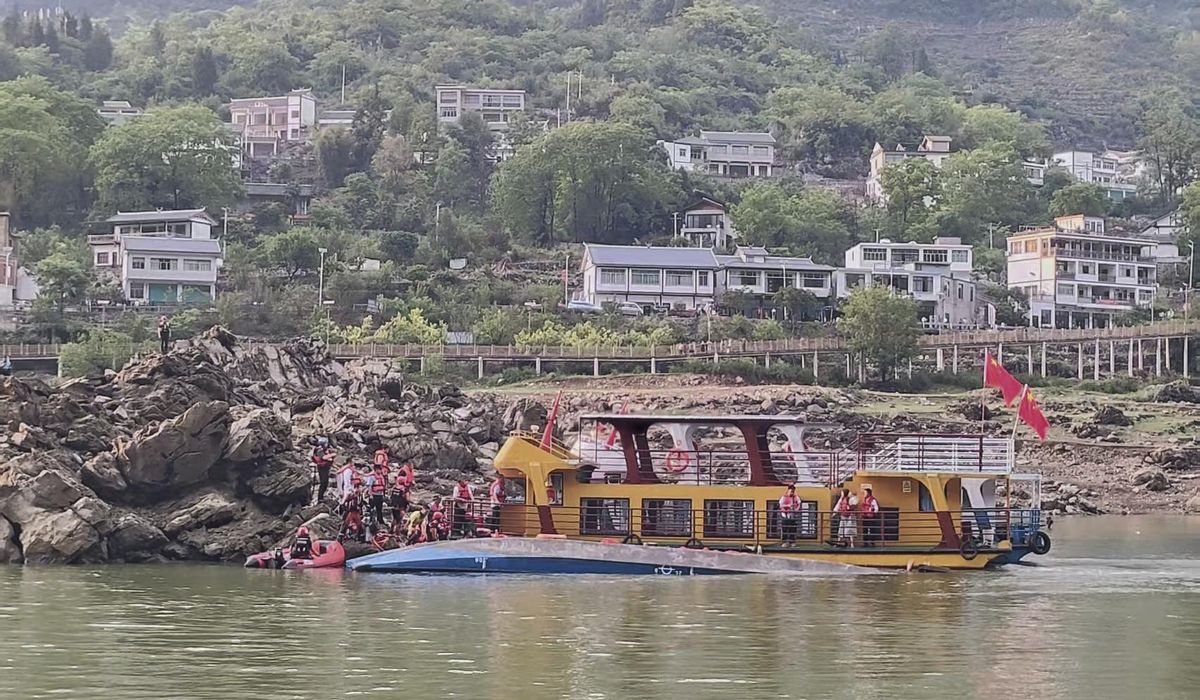 NextImg:2 boats capsized in China’s southwest after sudden storm, leaving 20 missing