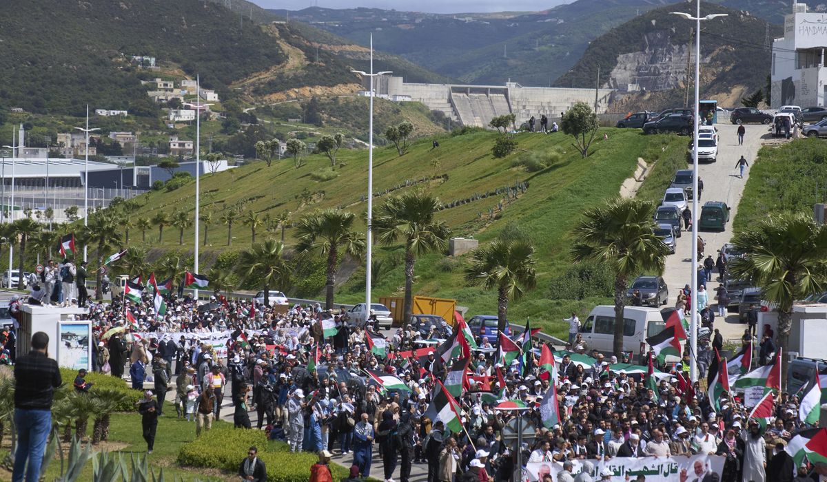 NextImg:Protesters want Morocco to sever ties with Israel, so they’re targeting strategic ports