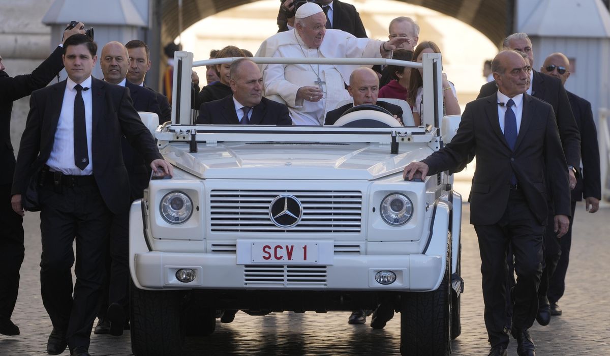 NextImg:Pope Francis donated a popemobile to serve as a mobile health unit for Gaza children