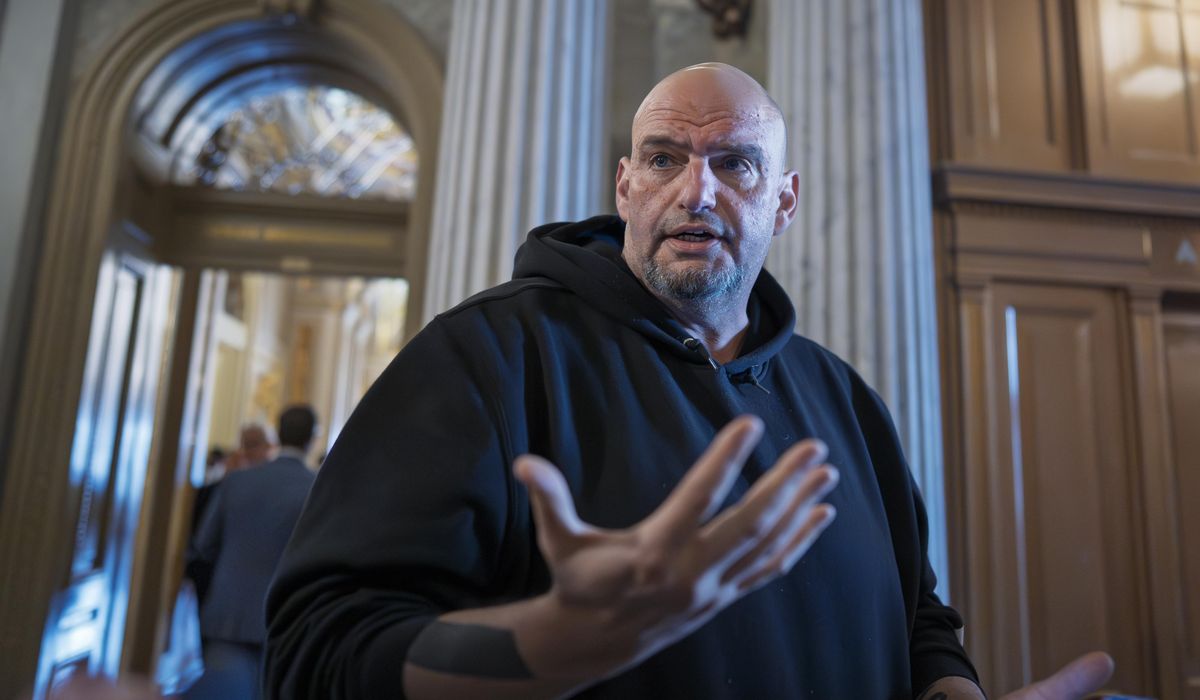 NextImg:Sen. John Fetterman bashes fellow Democrats for not condemning L.A. protest violence