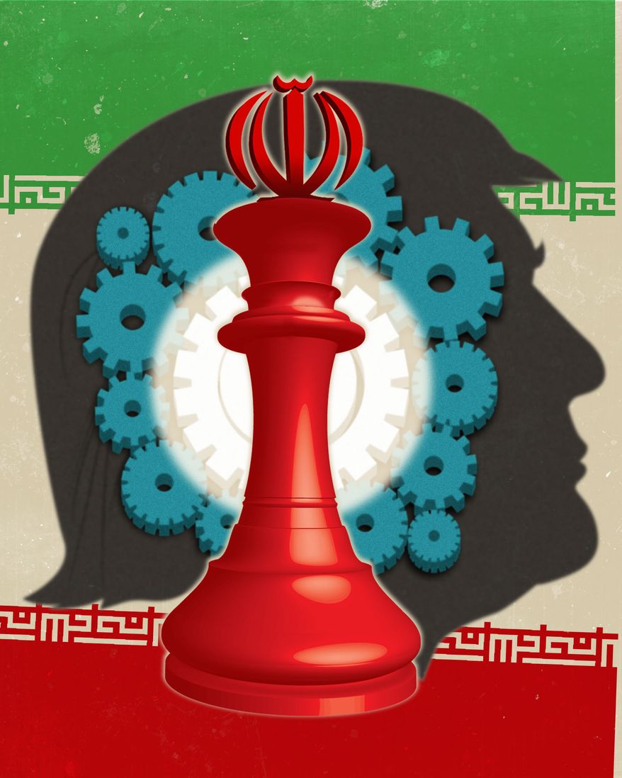 Trump and an Iranian nuclear deal illustration by Linas Garsys / The Washington Times