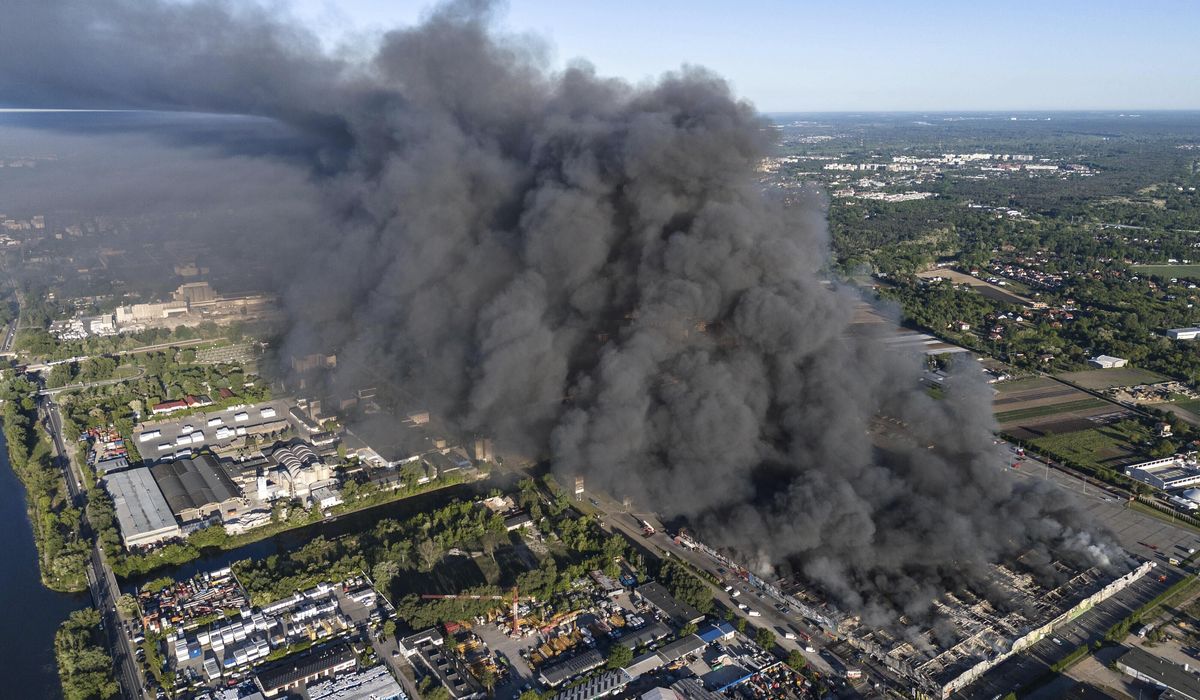 NextImg:Poland blames Russian intelligence for arson attack on Warsaw shopping center last year