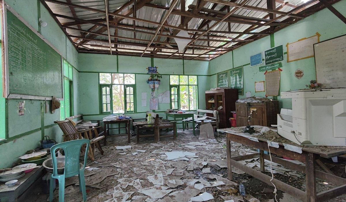 NextImg:Funerals held in Myanmar for pupils and teachers killed in airstrike on school