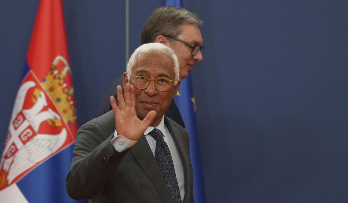 NextImg:European Council president says Serbia’s leader has vowed to stay on the EU path despite Russia trip