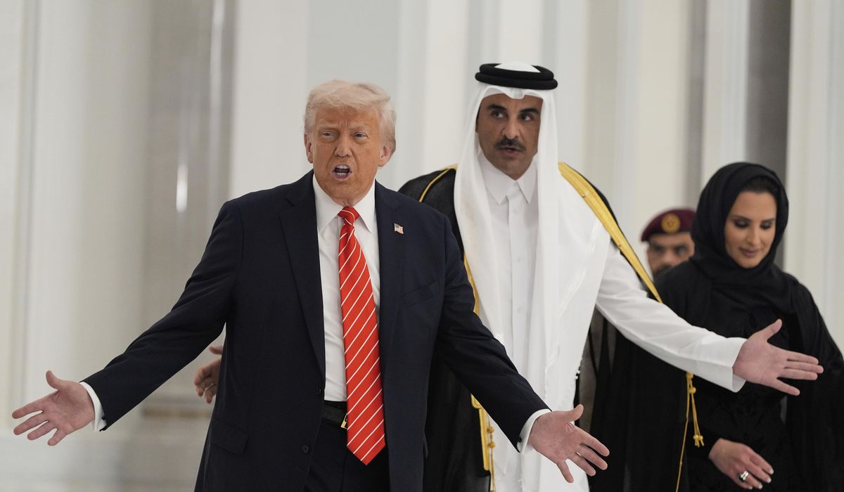 NextImg:Trump urges Qatar to help negotiations with Iran