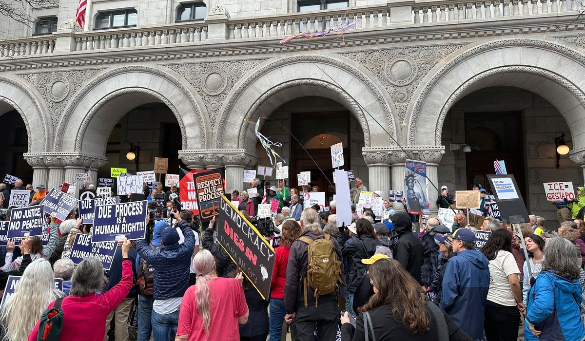 NextImg:Wisconsin judge pleads not guilty to helping a man evade federal immigration agents