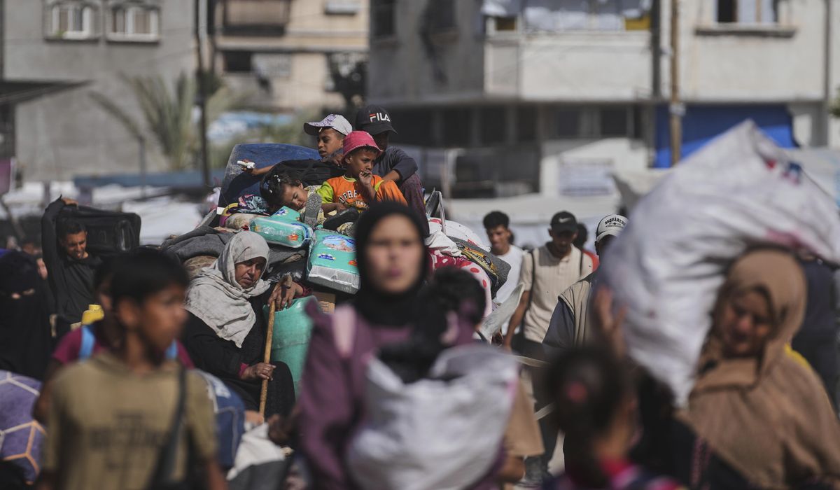 NextImg:Aid trucks enter Gaza after nearly 3 months of Israel’s blockade