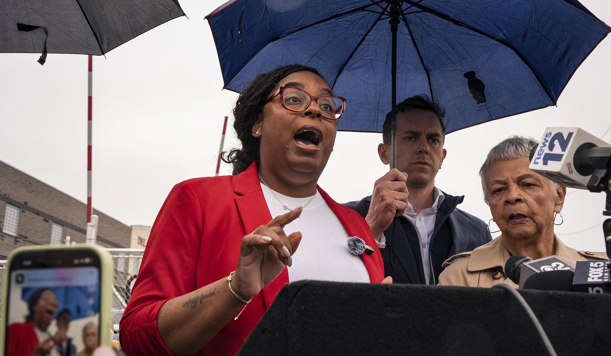 NextImg:New Jersey Democratic congresswoman charged with assaulting law enforcement at ICE facility