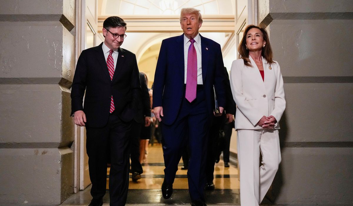 NextImg:Trump arrives at Capitol to rally GOP support for his ‘big, beautiful bill’