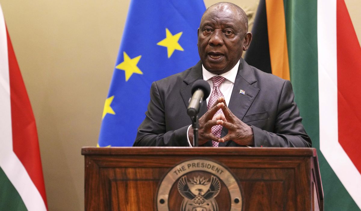 NextImg:South Africa’s leader aims to salvage relationship with Trump in White House visit