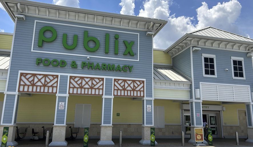 FILE - A Publix grocery store is seen, Aug. 9, 2023, in Neptune Beach, Fla. (AP Photo/Mark Long, File)