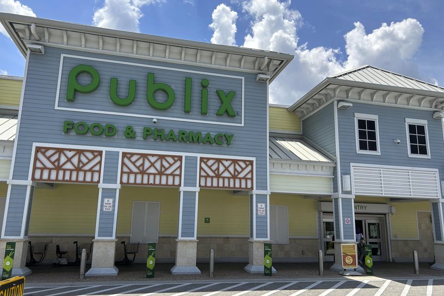 FILE - A Publix grocery store is seen, Aug. 9, 2023, in Neptune Beach, Fla. (AP Photo/Mark Long, File)