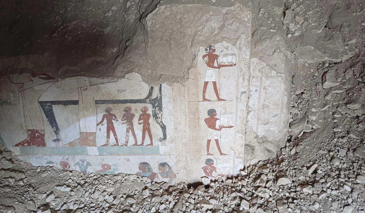 NextImg:Egyptian archaeologists discover three tombs in Luxor