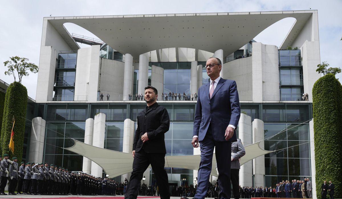 NextImg:Germany and Ukraine to build long-range weapons together, Merz says