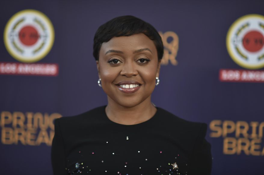 Quinta Brunson arrives at City Year Los Angeles' 14th Annual Spring Break Gala on May 10, 2025, in Inglewood, Calif. (Photo by Richard Shotwell/Invision/AP, file)