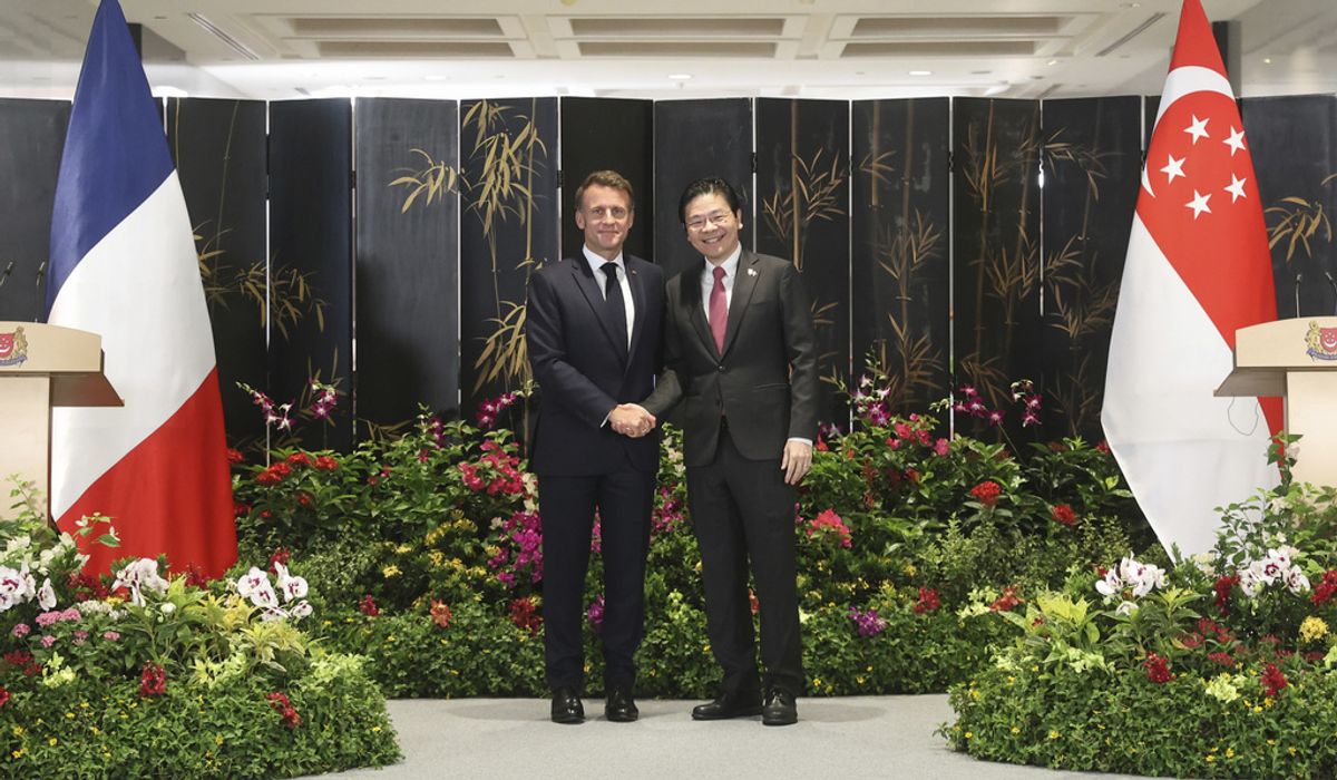 NextImg:Macron will kick off Singapore security conference with Hegseth in attendance