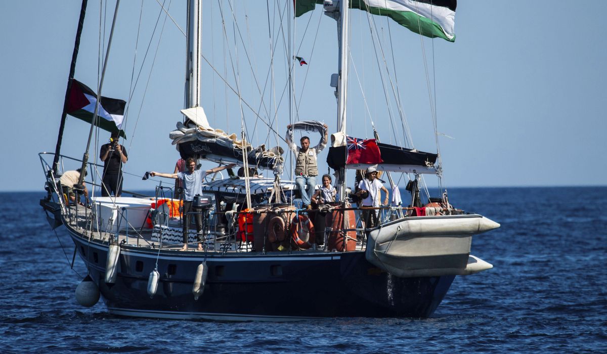 NextImg:Israeli forces seize Gaza-bound aid boat and detain Greta Thunberg and other activists