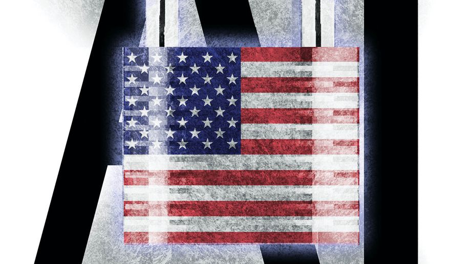 Artificial intelligence (AI) innovation in the United States of America illustration by Alexander Hunter/The Washington Times