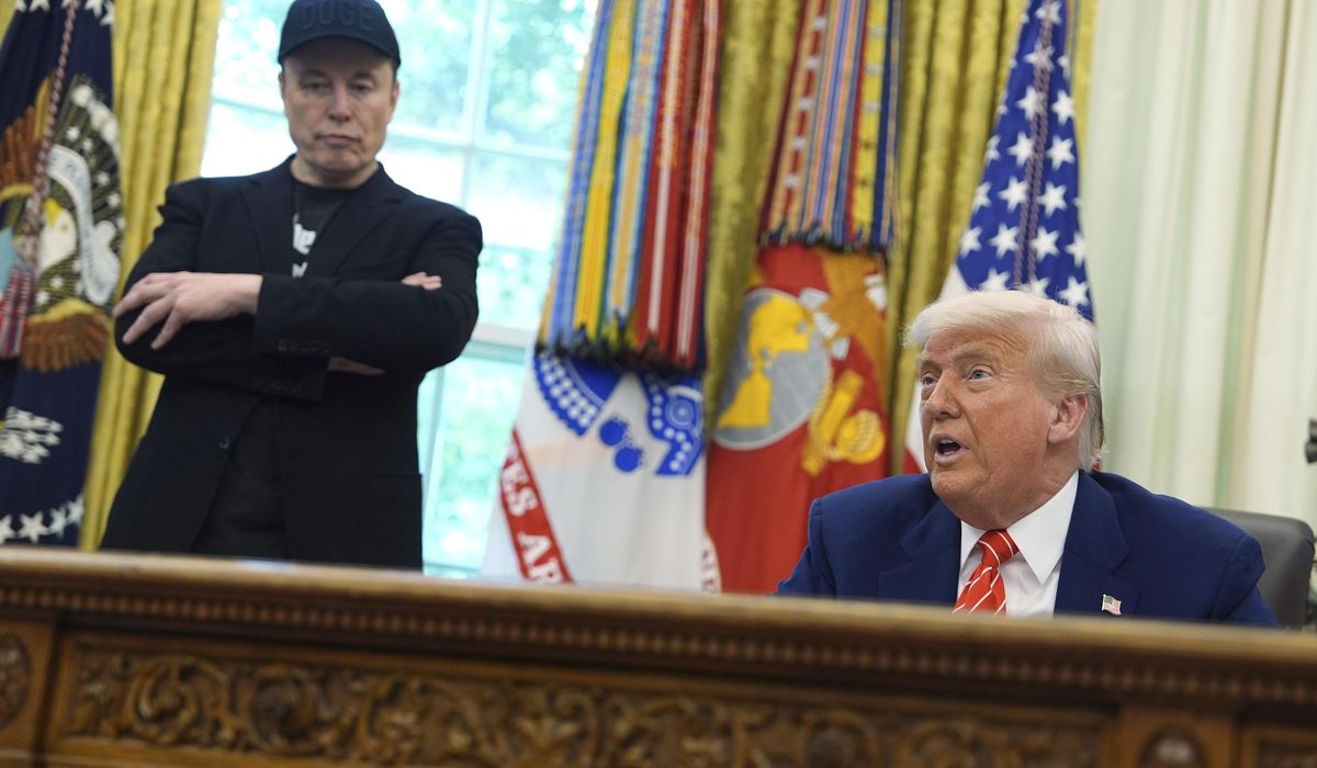 NextImg:Musk says Trump ‘is in the Epstein files’
