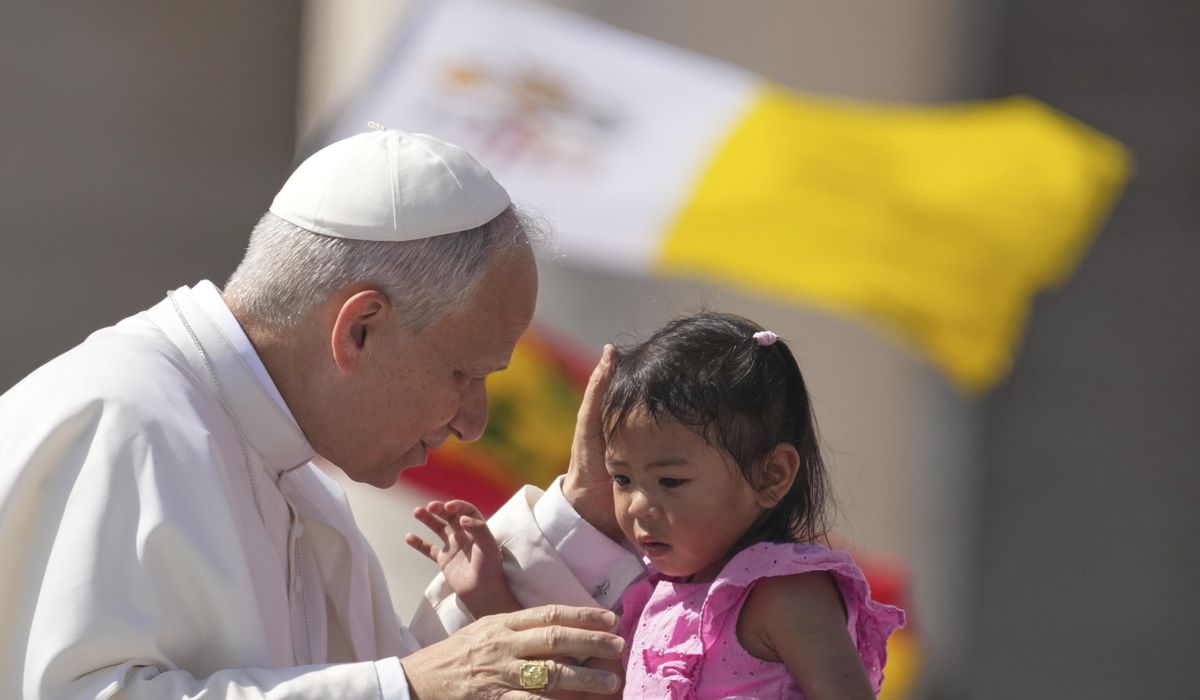 NextImg:Pope Leo criticizes political nationalism and prays for reconciliation and dialogue