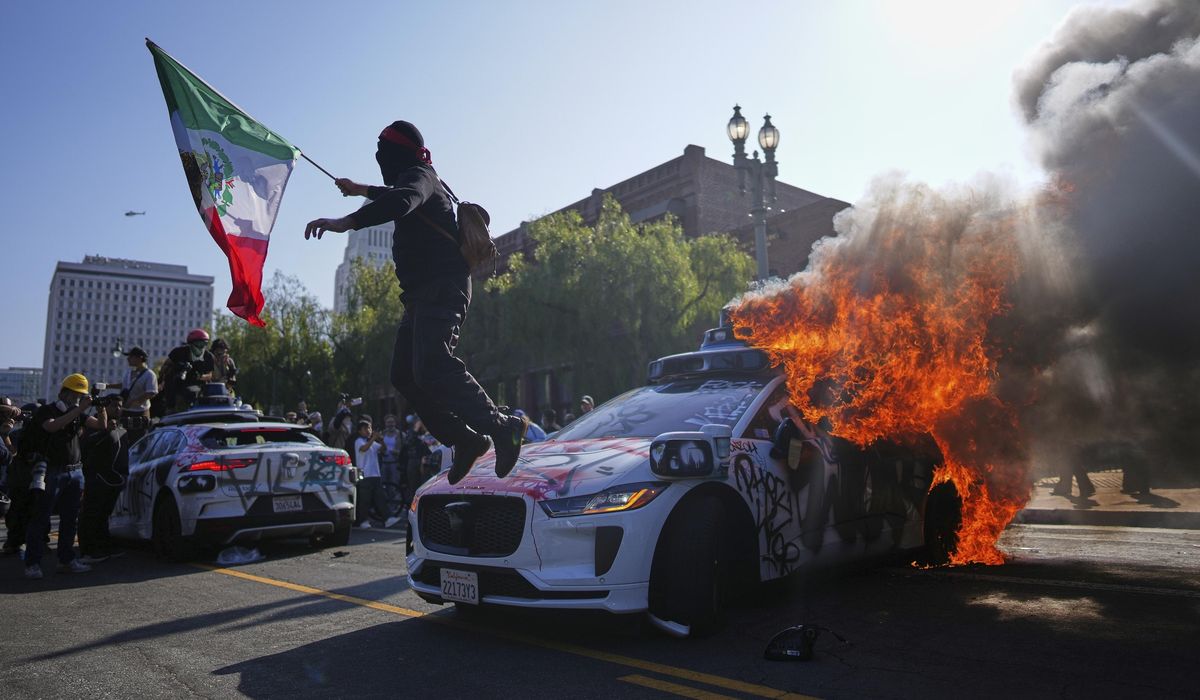 NextImg:‘Anarchists’ behind violent turn in L.A.’s anti-ICE protests; nearly 60 arrested over weekend