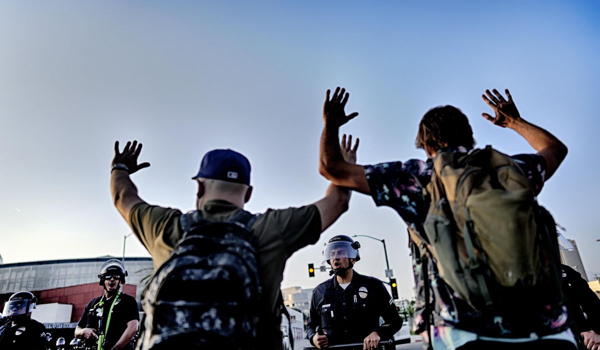 NextImg:Marines that deployed to Los Angeles have not yet responded to immigration protests