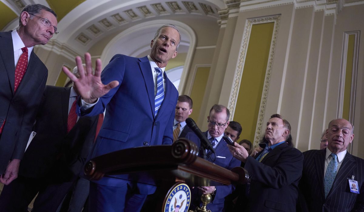 NextImg:Senate Republicans short votes to pass Trump agenda bill without more changes