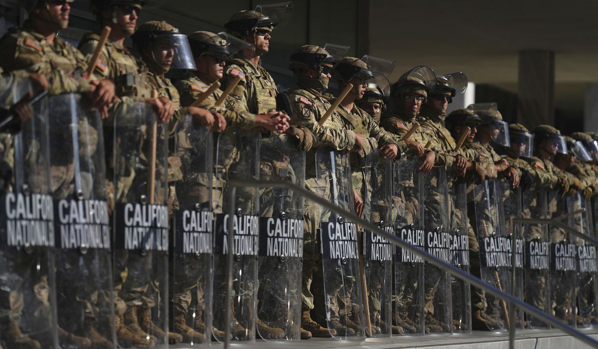 NextImg:Judge questions Trump’s use of troops in California