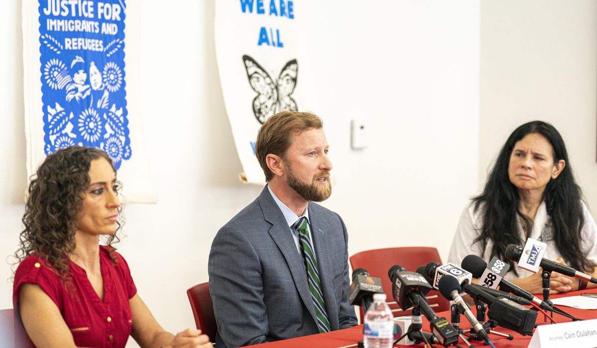 NextImg:An immigrant Wisconsin man falsely accused of threatening Trump can be released on bond