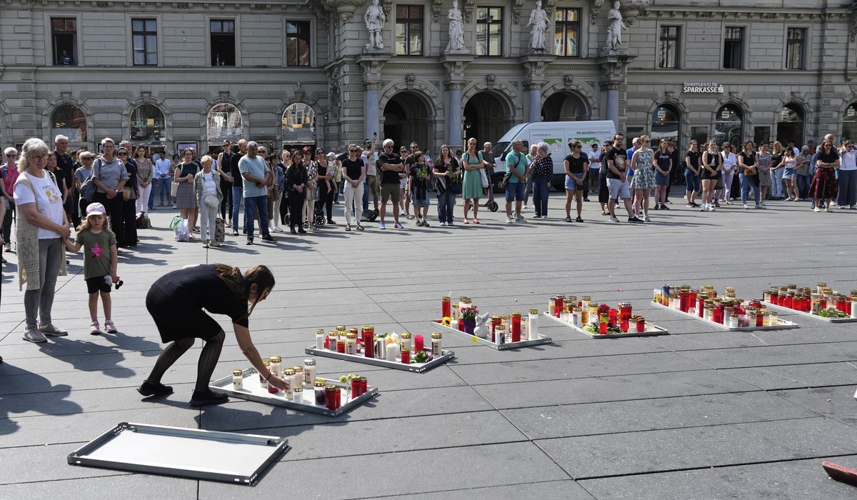 NextImg:Austria falls silent for a minute as questions remain about the motive for a deadly school shooting