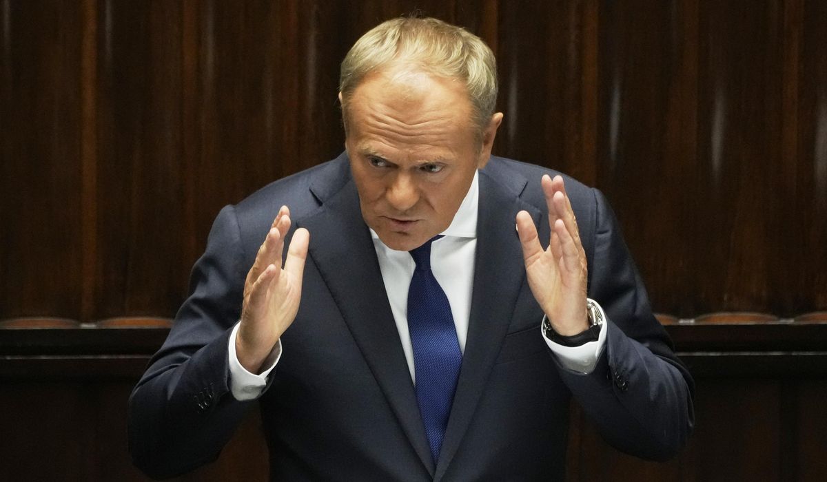 NextImg:Polish Prime Minister Donald Tusk defends his centrist government before a vote of confidence