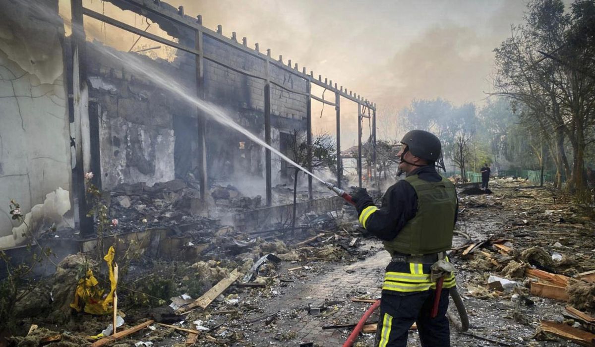 NextImg:Russian attacks kill 3 and wound 64 as drones hit Kharkiv and other parts of Ukraine