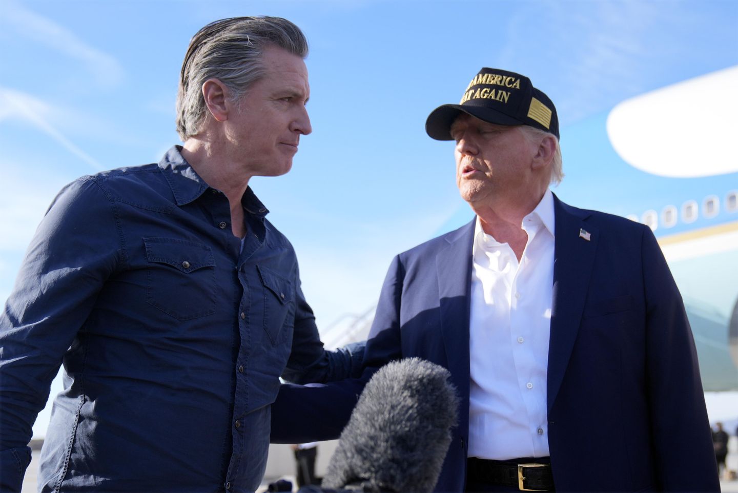 Newsom keeps getting 'Trump 2028' hats in the mail