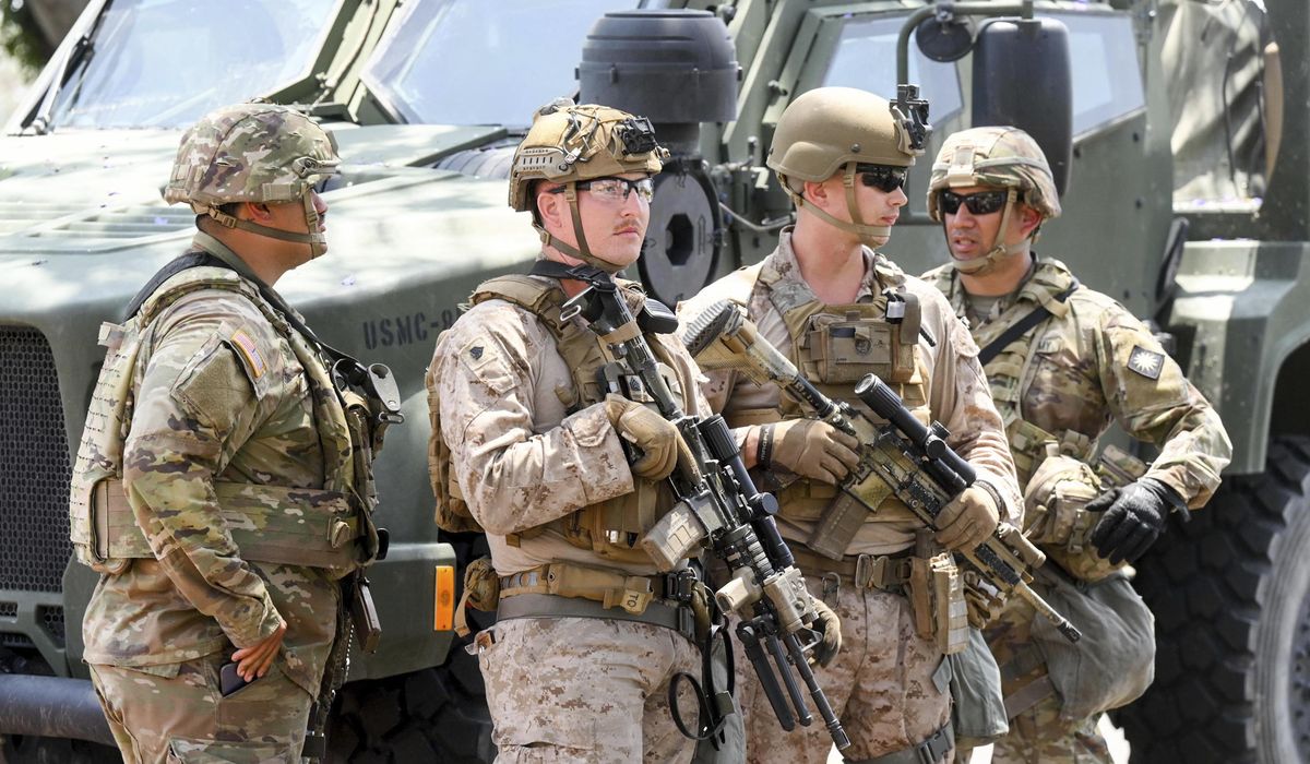 NextImg:National Guard still needed to quell L.A. protests, ICE says