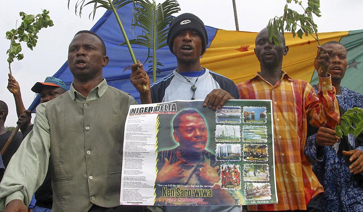 NextImg:Nigerian leader’s pardon of executed Ogoni activists draws criticisms