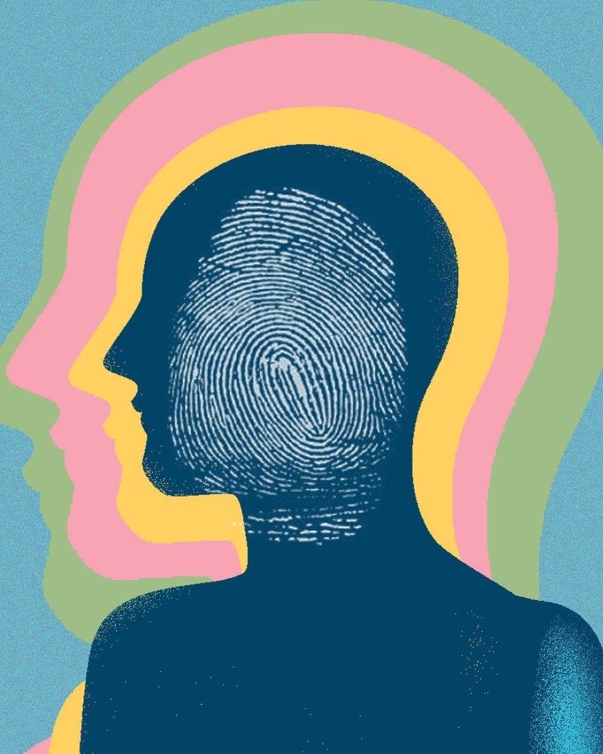 LGBTQ, sexual identity politics and personhood illustration by Linas Garsys / The Washington Times