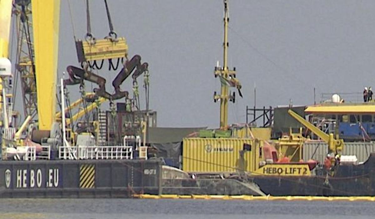 NextImg:Superyacht raised from seabed 10 months after sinking off Sicily with loss of 7 lives