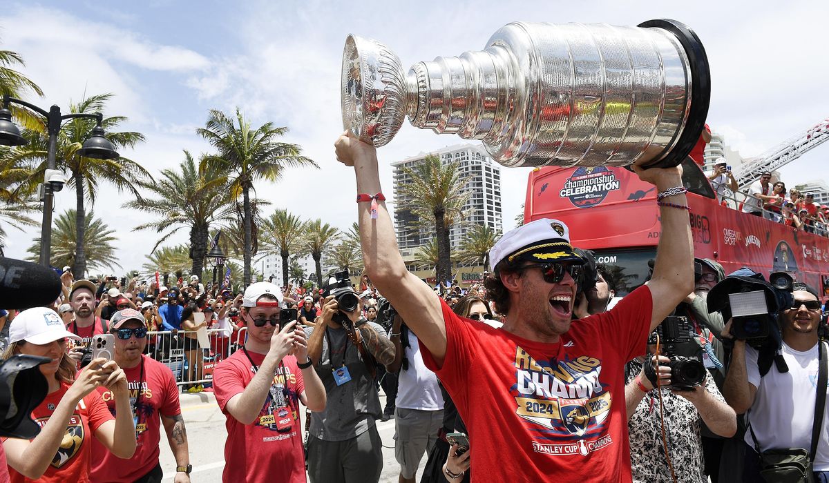 NextImg:‘This is amazing’: Panthers celebrate second consecutive Stanley Cup with another parade