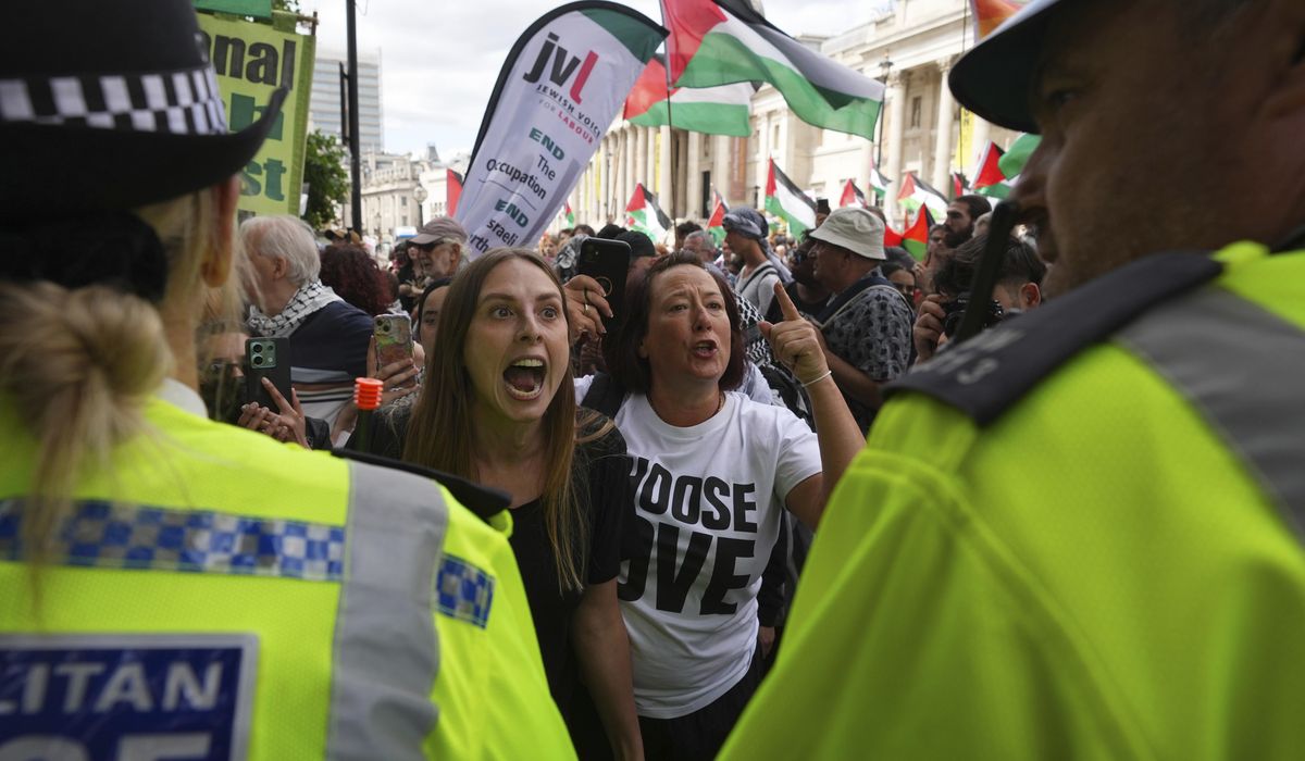 NextImg:Pro-Palestinian group loses bid to block U.K. government’s ban under anti-terrorism laws