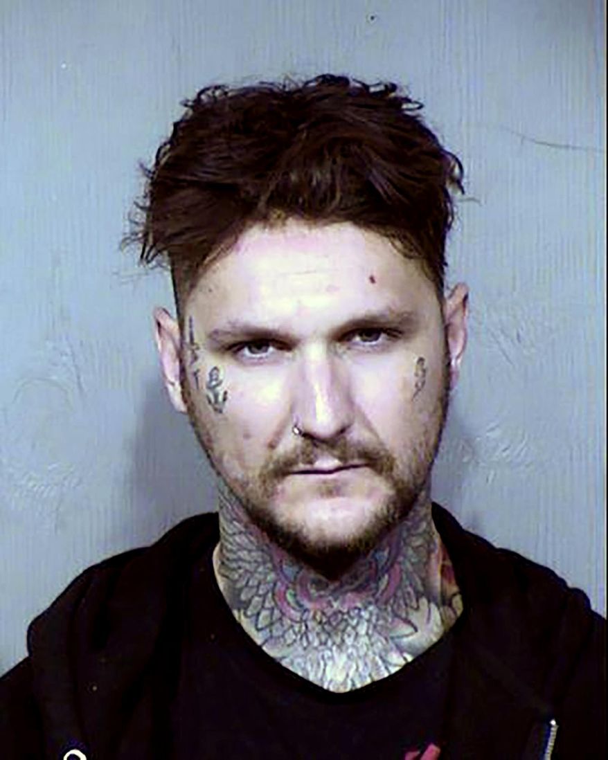 This undated photo provided by the Maricopa County Sheriff's Office shows Chase Scott Christman who was sentenced on Monday, June 23, 2025, in Phoenix, Ariz., to life in prison for his previous guilty pleas to murder and robbery charges. (Maricopa County Sheriff's Office via AP)