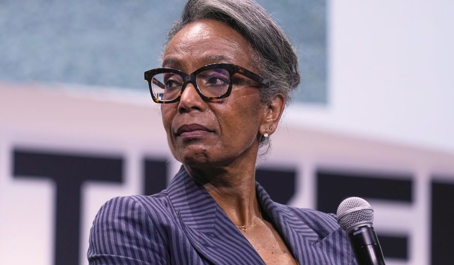 Robin Givhan participates in the Global Citizen NOW conference in New York on April 28, 2023. (AP Photo/Seth Wenig, File)