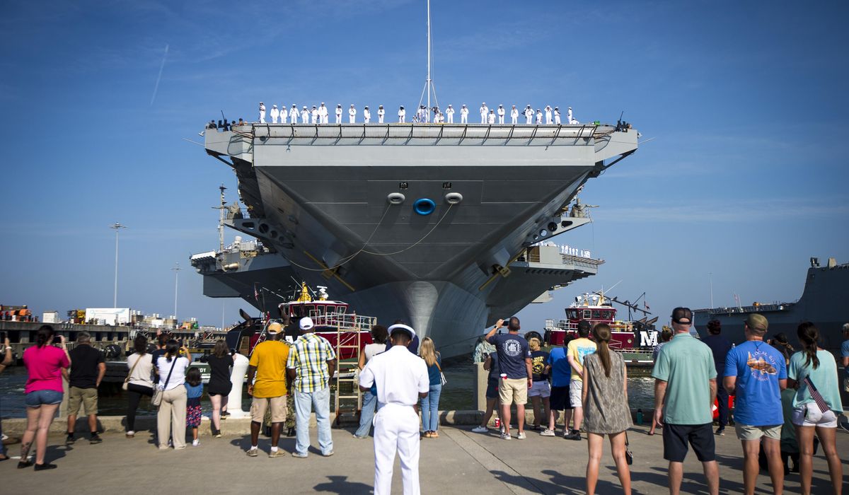 NextImg:U.S. carrier strike group embarks on a scheduled deployment amid Middle East tensions