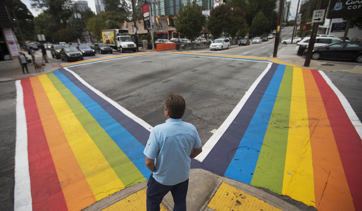 NextImg:Four could be charged with hate crimes for destroying LGBTQ+ pride flags, Atlanta police say