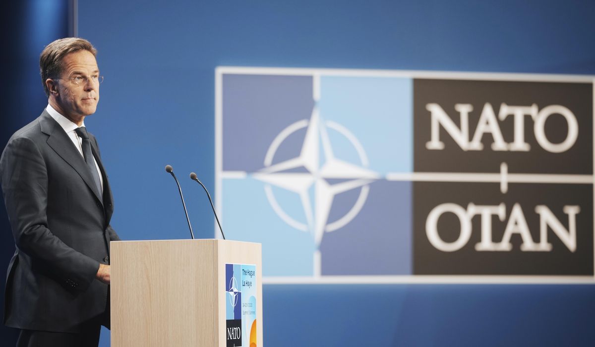 NextImg:NATO leaders gather for historic summit with unity on the line