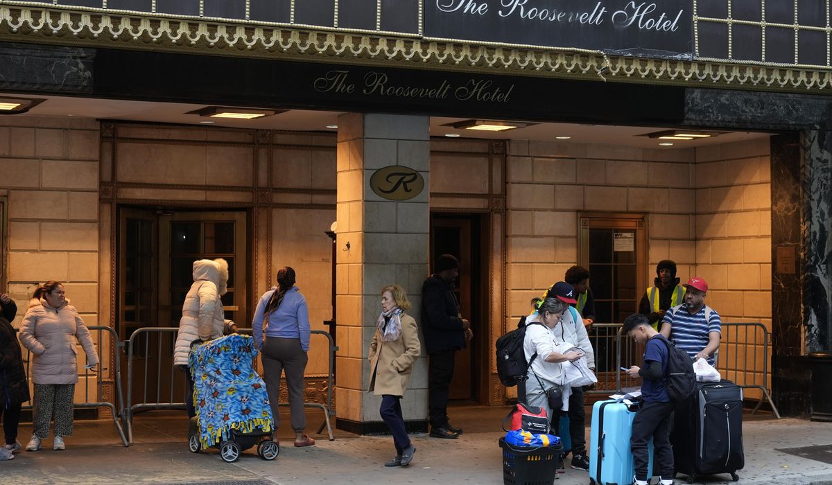 NextImg:New York City closes arrival center for migrants in once-grand Manhattan hotel